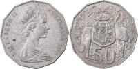 Australien 50 Cents Elizabeth II, Kupfer-Nickel, SS, KM:68 -