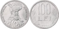 Rumänien 100 Lei Nickel plated steel, VZ, KM:111 -