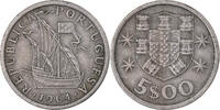 Portugal 5 Escudos Kupfer-Nickel, SS, KM:591 -