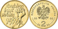 Polen 2 Zlote Warsaw, Messing, STGL, KM:404 -