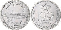 Komoren 100 Francs Paris, Nickel, VZ, KM:E7 -