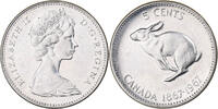 Kanada 5 Cents Elizabeth II, Royal Canadian Mint, Nickel, STGL -