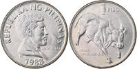 Philippinen Piso Kupfer-Nickel, STGL, KM:243.1 -