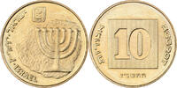Israel 10 Agorot Aluminum-Bronze, UNZ, KM:173 -