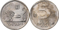 Israel 5 Lirot Kupfer-Nickel, VZ, KM:90 -