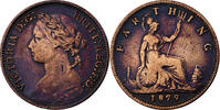 Großbritannien Farthing Victoria, Bronze, S, KM:753 -
