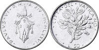 Vatikanstadt 50 Lire Paul VI, Rome, Stainless Steel, UNZ -