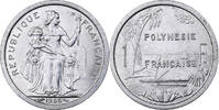 French Polynesia Franc Aluminium, VZ, KM:2 -