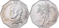 Philippinen 2 Piso Kupfer-Nickel, UNZ, KM:244 -