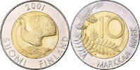 Finnland 10 Markkaa Vantaa, Bi-Metallic, UNZ, KM:77 -