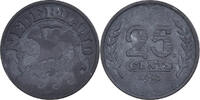Niederlande 25 Cents Wilhelmina I, Zinc, SS, KM:174 -