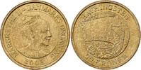 Dänemark 20 Kroner Margrethe II, Aluminum-Bronze, UNZ, KM:927 -