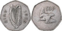Ireland 50 Pence IRELAND REPUBLIC, Kupfer-Nickel, SS, KM:24 -
