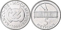 Mosambik 5 Meticais Nickel plated steel, STGL, KM:139 -