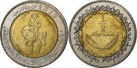 Libya 1/2 Dinar Bi-Metallic, STGL, KM:27 -