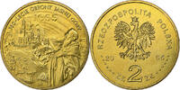 Polen 2 Zlote Warsaw, Messing, STGL, KM:524 -