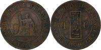 French Indochina Cent French Indo-China, Paris, Bronze, S+, KM:1 -