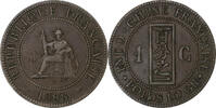 French Indochina Cent French Indo-China, Paris, Bronze, S+, KM:1 -