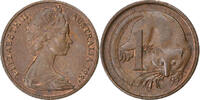 Australien Cent Elizabeth II, Melbourne, Bronze, S+, KM:62 -