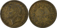 Frankreich 5 Francs Lavrillier, Aluminum-Bronze, S+, KM:888a.1 -