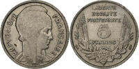 Frankreich 5 Francs Bazor, Paris, Nickel, SS+, KM:887 -