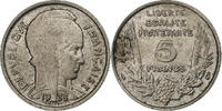 Frankreich 5 Francs Bazor, Paris, Nickel, VZ, KM:887 -