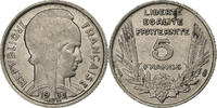 Frankreich 5 Francs Bazor, Paris, Nickel, SS, KM:887 -