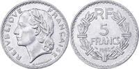 Frankreich 5 Francs Lavrillier, Paris, Aluminium, SS+, KM:888b.1 -