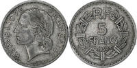 Frankreich 5 Francs Lavrillier, Beaumont - Le Roger, Aluminium, S+ -