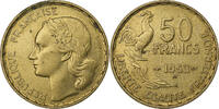 Frankreich 50 Francs Guiraud, Beaumont - Le Roger, Aluminum-Bronze, VZ -