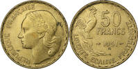 Frankreich 50 Francs Guiraud, Beaumont - Le Roger, Aluminum-Bronze, VZ -