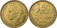 Frankreich 50 Francs Guiraud, Paris, Aluminum-Bronze, UNZ, KM:918.1 -