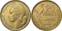 Frankreich 20 Francs Guiraud, Beaumont - Le Roger, Aluminum-Bronze, VZ -