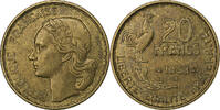 Frankreich 20 Francs Guiraud, Beaumont - Le Roger, Aluminum-Bronze, VZ -