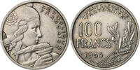 Frankreich 100 Francs Cochet, Kupfer-Nickel, SS, KM:919.1 -