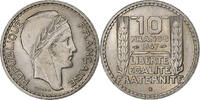 Frankreich 10 Francs Turin, Beaumont - Le Roger, Kupfer-Nickel, VZ+ -