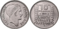 Frankreich 10 Francs Turin, Beaumont - Le Roger, Kupfer-Nickel, VZ -