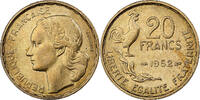 Frankreich 20 Francs Guiraud, Paris, Aluminum-Bronze, VZ, KM:917.1 -