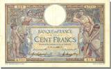 Frankreich 100 Francs Geldschein, 100 F 1908-1939 ''Luc Olivier Merson'' -