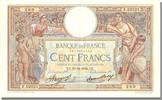 Frankreich 100 Francs Geldschein, 100 F 1908-1939 ''Luc Olivier Merson'' -