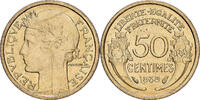 Frankreich 50 Centimes Morlon, Aluminum-Bronze, VZ, KM:894.1 -