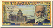Frankreich 500 Francs Geldschein, 500 F 1954-1958 ''Victor Hugo'' -