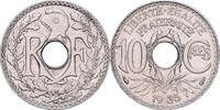 Frankreich 10 Centimes Lindauer, Kupfer-Nickel, SS+, KM:866a -
