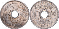 Frankreich 10 Centimes Lindauer, Kupfer-Nickel, SS, KM:866a -