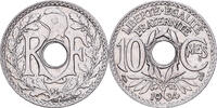 Frankreich 10 Centimes Lindauer, Kupfer-Nickel, VZ, KM:866a -