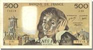 Frankreich 500 Francs Geldschein, 500 F 1968-1993 ''Pascal'' -