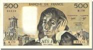 Frankreich 500 Francs Geldschein, 500 F 1968-1993 ''Pascal'' -