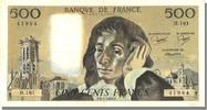 Frankreich 500 Francs Geldschein, 500 F 1968-1993 ''Pascal'' -