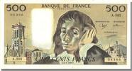 Frankreich 500 Francs Geldschein, 500 F 1968-1993 ''Pascal'' -