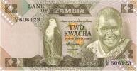 Sambia 2 Kwacha Geldschein, KM:24c, UNZ -